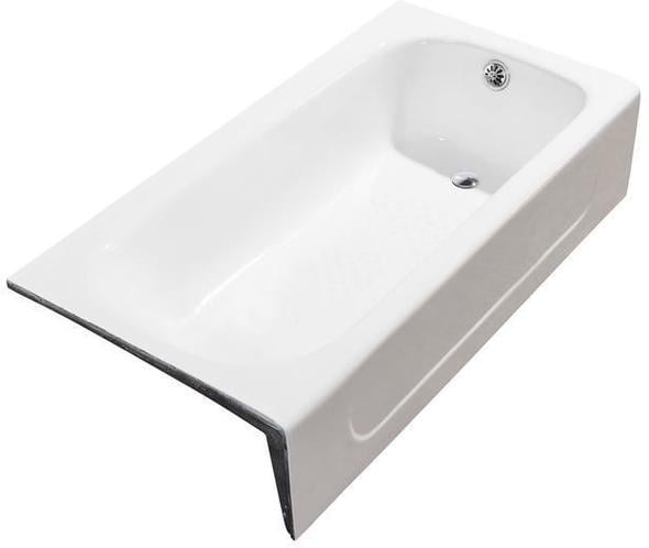 senior bathtub Streamline Bath Bathroom Tub White Soaking Alcove Apron tub