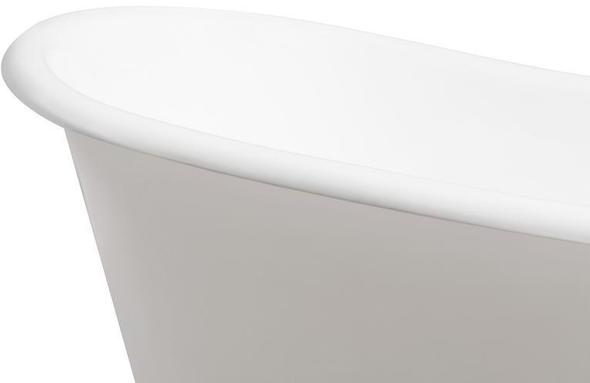 free standing tub with shower ideas Streamline Bath Set of Bathroom Tub and Faucet White Soaking Clawfoot Tub