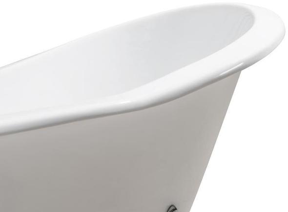 pedestal tub with shower Streamline Bath Set of Bathroom Tub and Faucet White  Soaking Clawfoot Tub