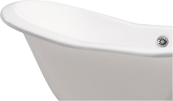 best clawfoot tub Streamline Bath Set of Bathroom Tub and Faucet White  Soaking Freestanding Tub