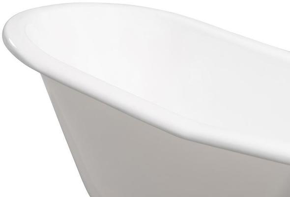 best freestanding jetted tub Streamline Bath Set of Bathroom Tub and Faucet White Soaking Clawfoot Tub
