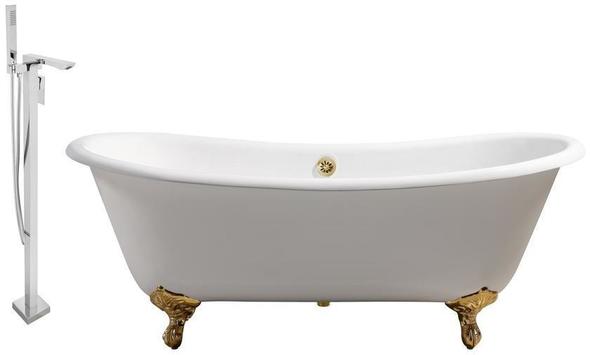 best bathtub plug Streamline Bath Set of Bathroom Tub and Faucet White Soaking Clawfoot Tub
