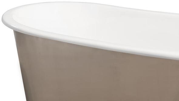 plug for the bathtub Streamline Bath Set of Bathroom Tub and Faucet Chrome  Soaking Freestanding Tub