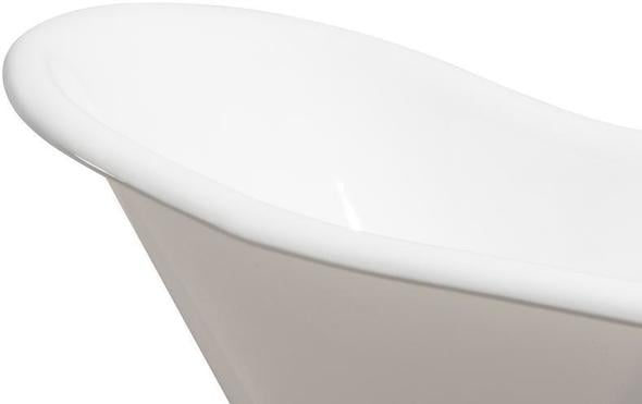 best freestanding soaking tub for two Streamline Bath Set of Bathroom Tub and Faucet White Soaking Clawfoot Tub