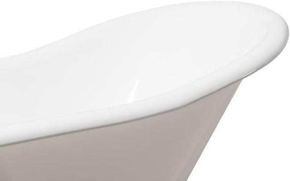 clawfoot tub drain Streamline Bath Set of Bathroom Tub and Faucet White Soaking Clawfoot Tub