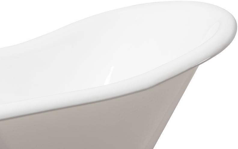 tub in shower bathroom ideas Streamline Bath Set of Bathroom Tub and Faucet White Soaking Clawfoot Tub