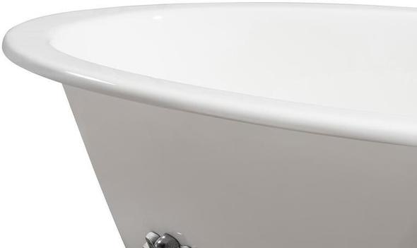 stand alone tub bathroom ideas Streamline Bath Set of Bathroom Tub and Faucet White Soaking Clawfoot Tub