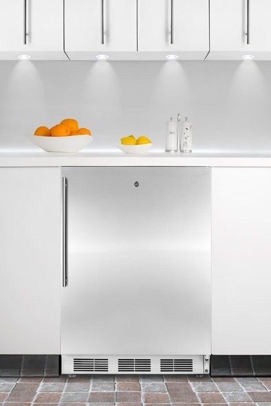 slim integrated fridge Summit REFRIGERATOR Built-In and Compact Refrigerators