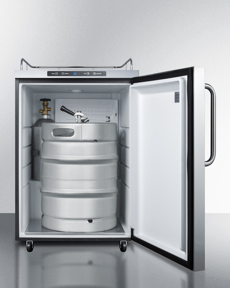 bar fridge with beer tap Summit