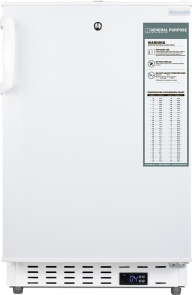 ada kitchen sink Summit Refrigerator White