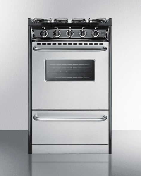 gas stove with electric oven Summit