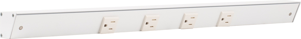 easy closet lighting Task Lighting Angle Power Strip Fixtures White