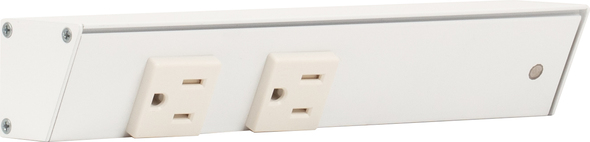 under cabinet plug strip Task Lighting Angle Power Strip Fixtures White
