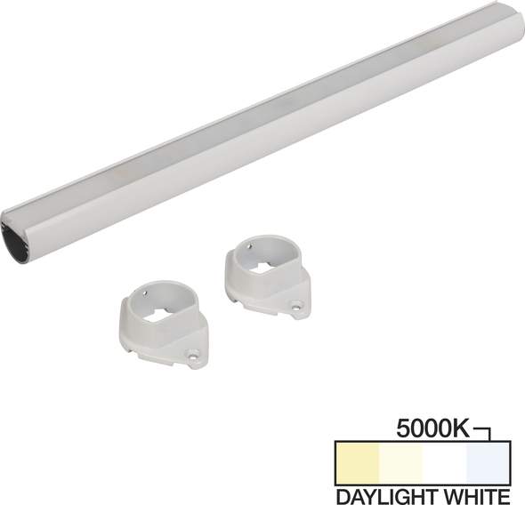  Task Lighting Lighted Closet Rods;Single-white Lighting Cabinet and Task Lighting White