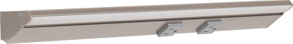 fixture wall design Task Lighting Lighted Power Strip Fixtures;Tunable-white Lighting Satin Nickel