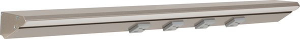 counter light design Task Lighting Lighted Power Strip Fixtures;Tunable-white Lighting Satin Nickel