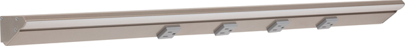 best led strip lights for under kitchen cabinets Task Lighting Lighted Power Strip Fixtures Satin Nickel