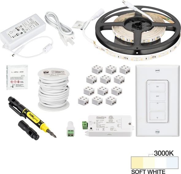 led tape lights for cabinets Task Lighting Tape Lighting Kits;Single-white Lighting