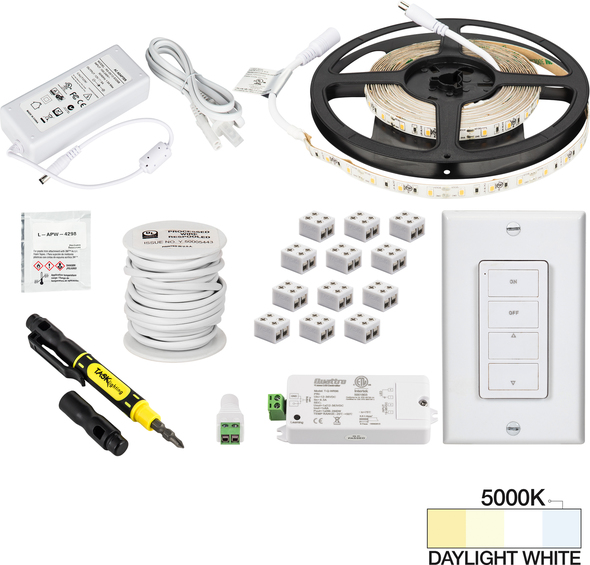 undercounter lights led Task Lighting Tape Lighting Kits;Single-white Lighting