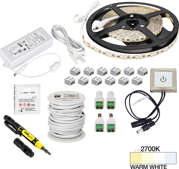 under counter lights with remote Task Lighting Tape Lighting Kits;Single-white Lighting