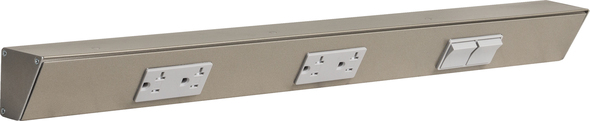 beds with lights underneath Task Lighting Angle Power Strip Fixtures Satin Nickel