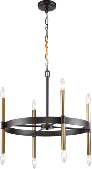 ceiling chandelier Thomas Lighting Chandelier Chandelier Oil Rubbed Bronze, Gold Traditional