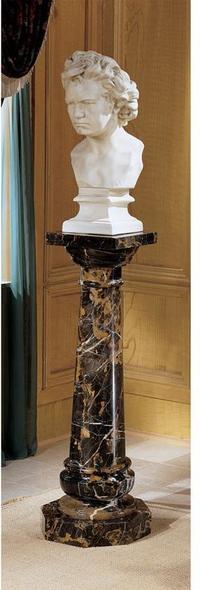 black and wood console table Toscano Themes > Classic > Classic Furniture Accent Tables