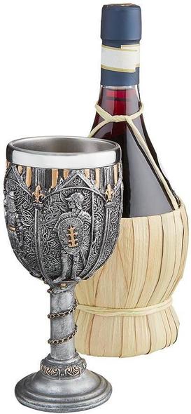 pewter goblet set Toscano Medieval & Gothic Decor > Medieval Gifts