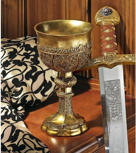 green goblet Toscano Medieval & Gothic Decor > Medieval Gifts Drinkware