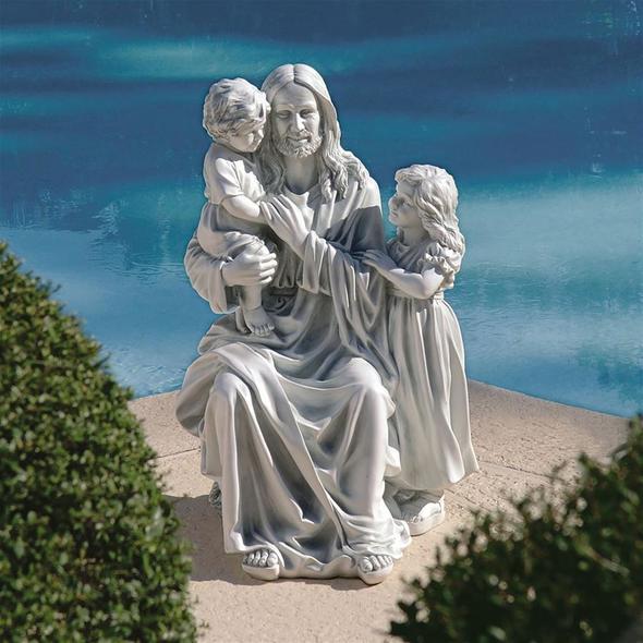 sculpture and statue difference Toscano Garden DÃ©cor > Religious Statues for the Garden > Christian Statues
