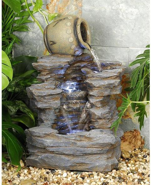 small water fountain for garden Toscano Garden Décor > Fountains