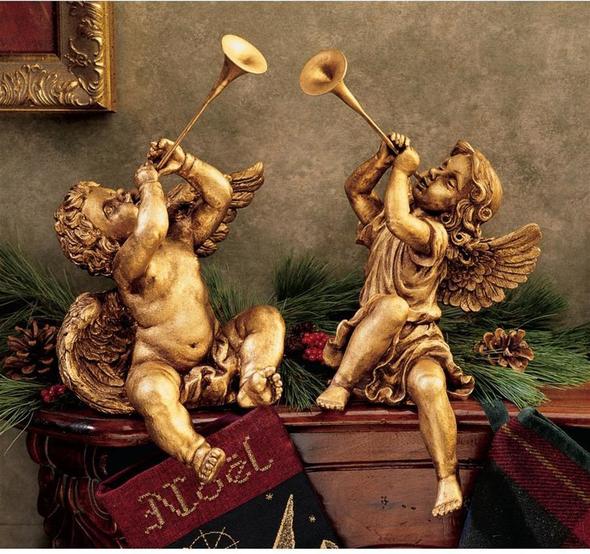 bronze frog statue Toscano Themes > Angel Figurines & Sculptures > Angel Indoor Statues