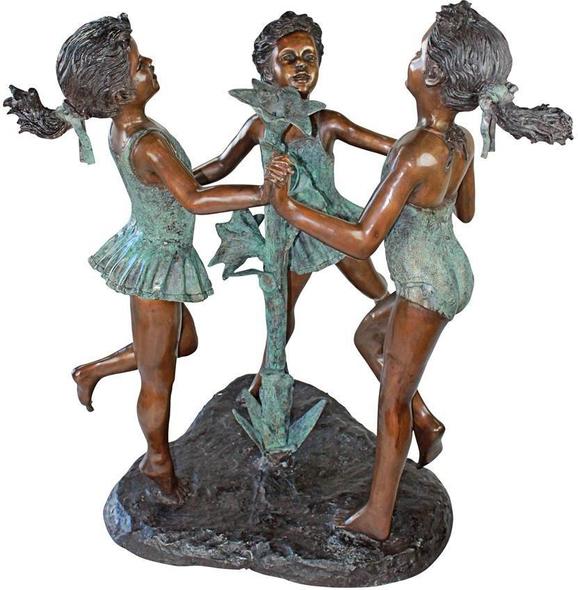 Toscano Garden DÃ©cor > Bronze Statues for the Garden > Bronze Children Statues Decorative Figurines and Statues