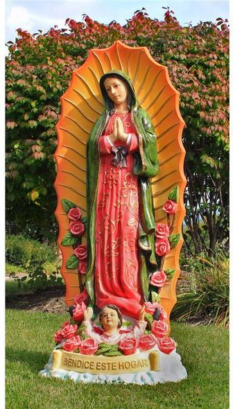carved figurines Toscano Garden Décor > Religious Statues for the Garden > Christian Statues