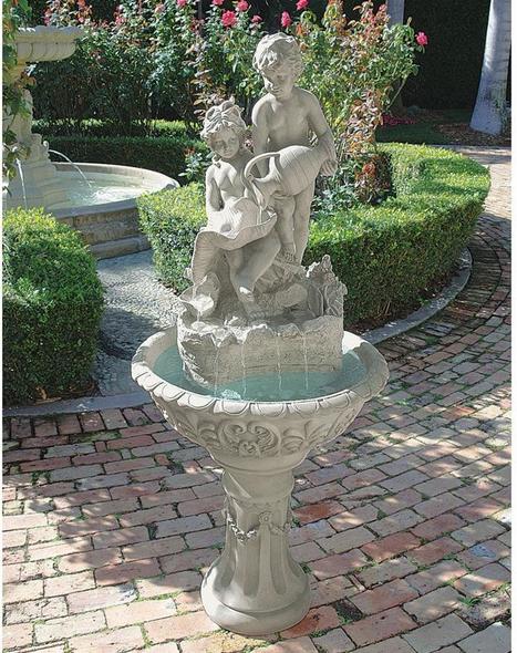 fountain outdoor for sale Toscano Garden Décor > Children Garden Statues