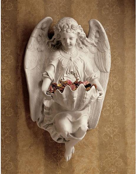 2 seat garden bench with table Toscano Themes > Angel Figurines & Sculptures > Angel Indoor Statues