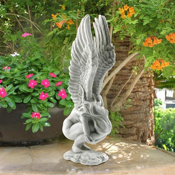 teak garden seats Toscano Garden Décor > Religious Statues for the Garden > Christian Statues