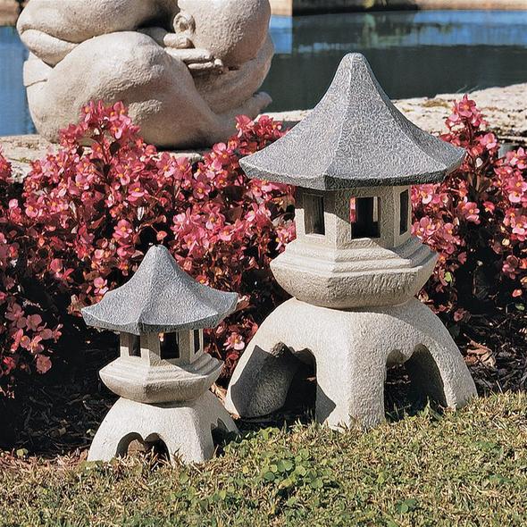 decorative metal outdoor benches Toscano Themes > Asian > Asian Garden Statues