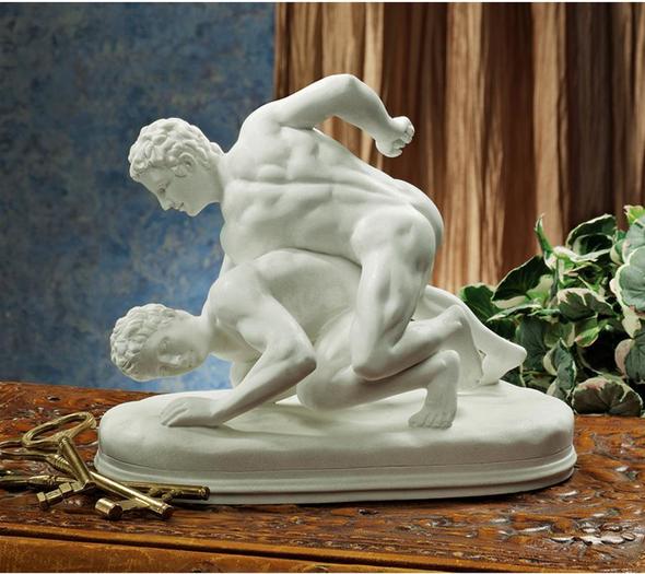sitting dog figurine Toscano Themes > Greek God Statues & Roman Sculptures > Indoor Statues
