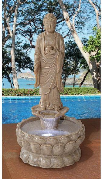 medium size outdoor fountains Toscano Themes > Asian > Asian Garden Statues