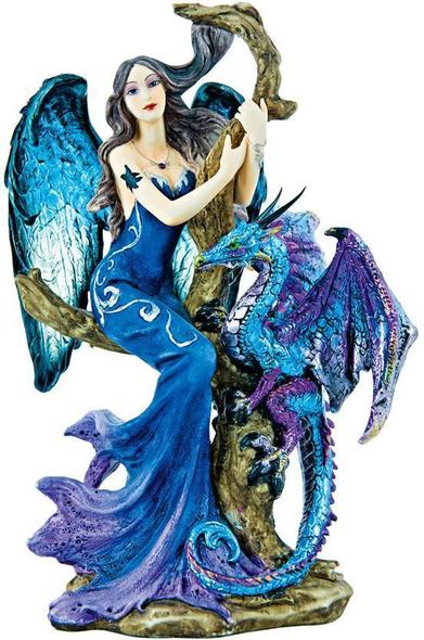 fairy garden ornaments large Toscano Themes > Fairies > Fairy Indoor Statues Decorative Figurines and Statues