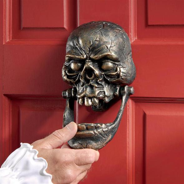  Toscano Themes > Skeletons & Skull Decor Door Hardware