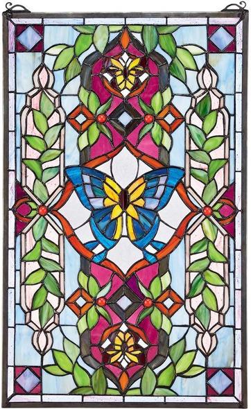 wall drawing flowers Toscano Home Décor > Unique Wall Decor > Stained Glass
