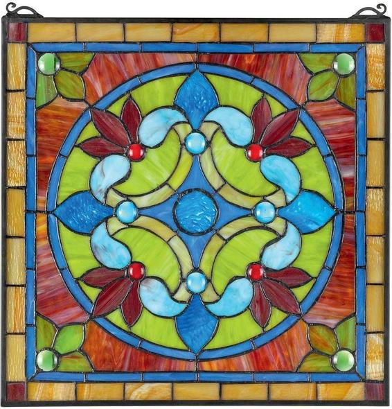 vintage framed art Toscano Home Décor > Unique Wall Decor > Stained Glass