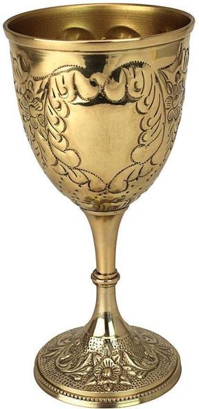 glass skull goblet Toscano Home Décor > Home Accents > Bar Accents