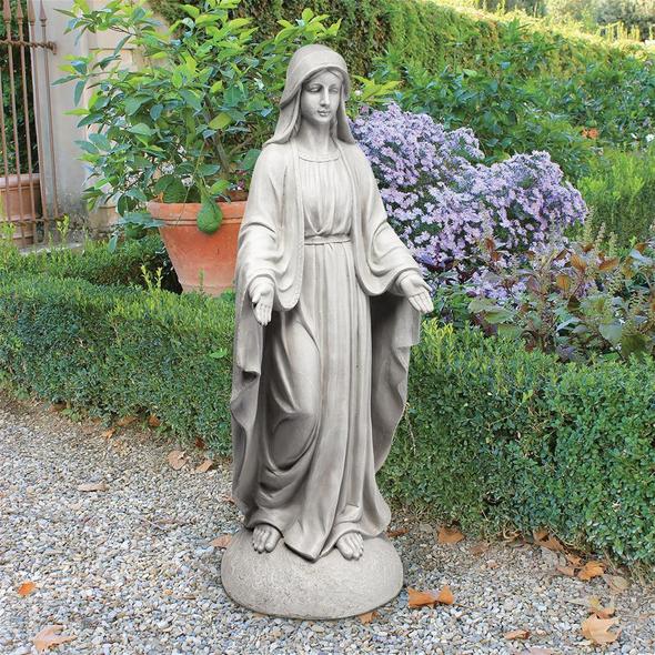 fairy garden sculpture Toscano Garden Décor > Religious Statues for the Garden > Christian Statues