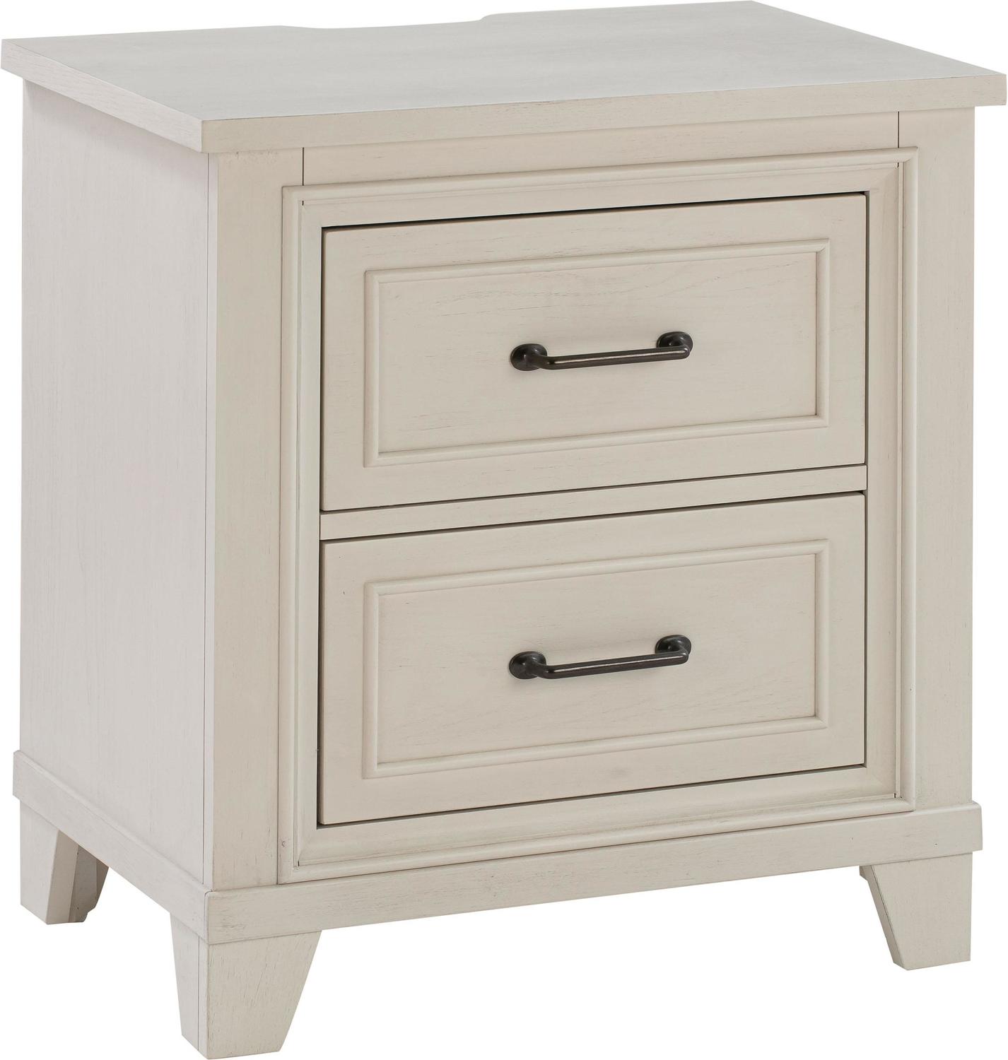 bedside drawers set of 2 Tov Furniture Nightstands White