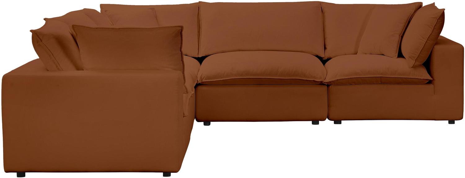 sofa bed l couch Tov Furniture Sectionals Rust