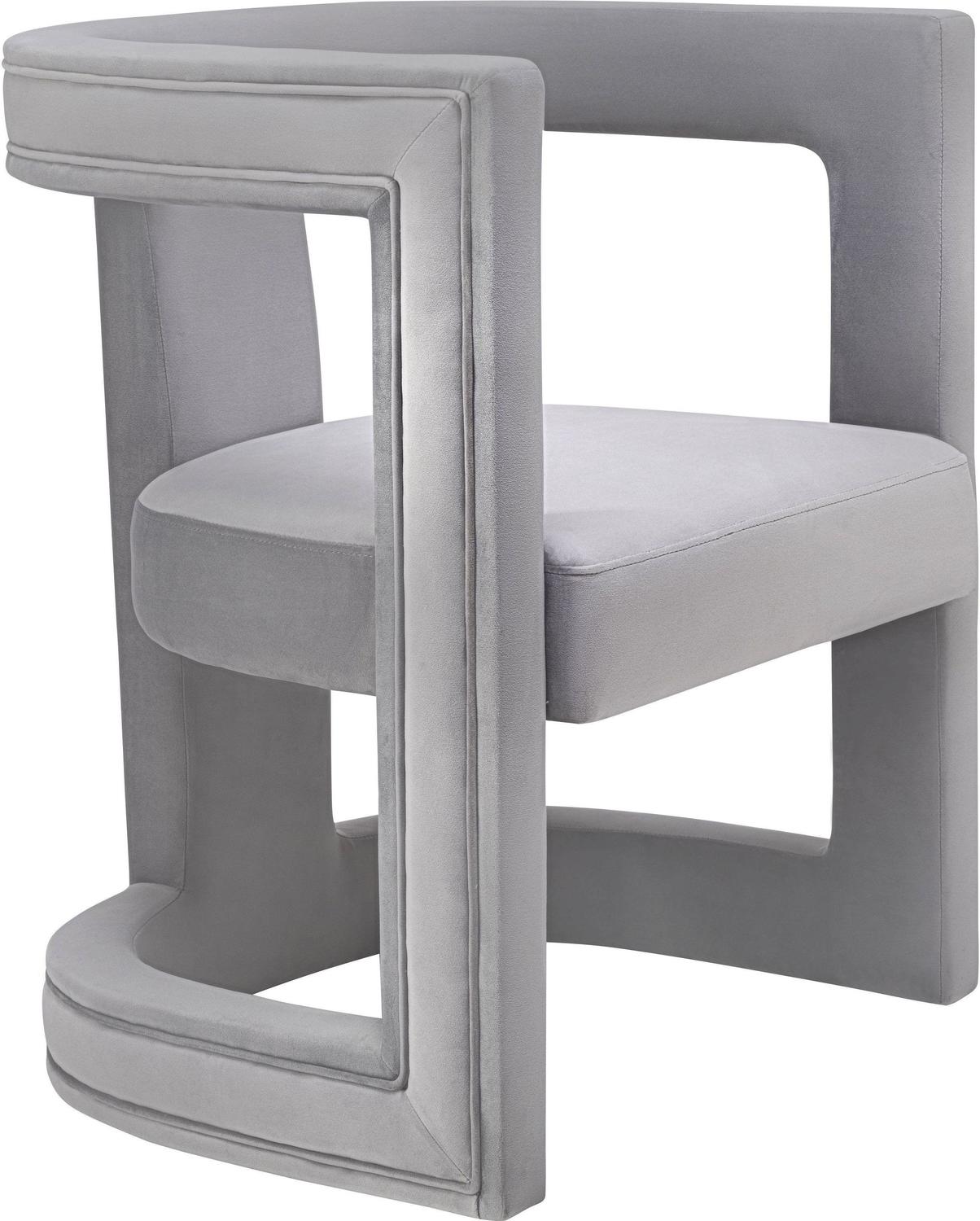 blue chair accent Tov Furniture Accent Chairs Grey