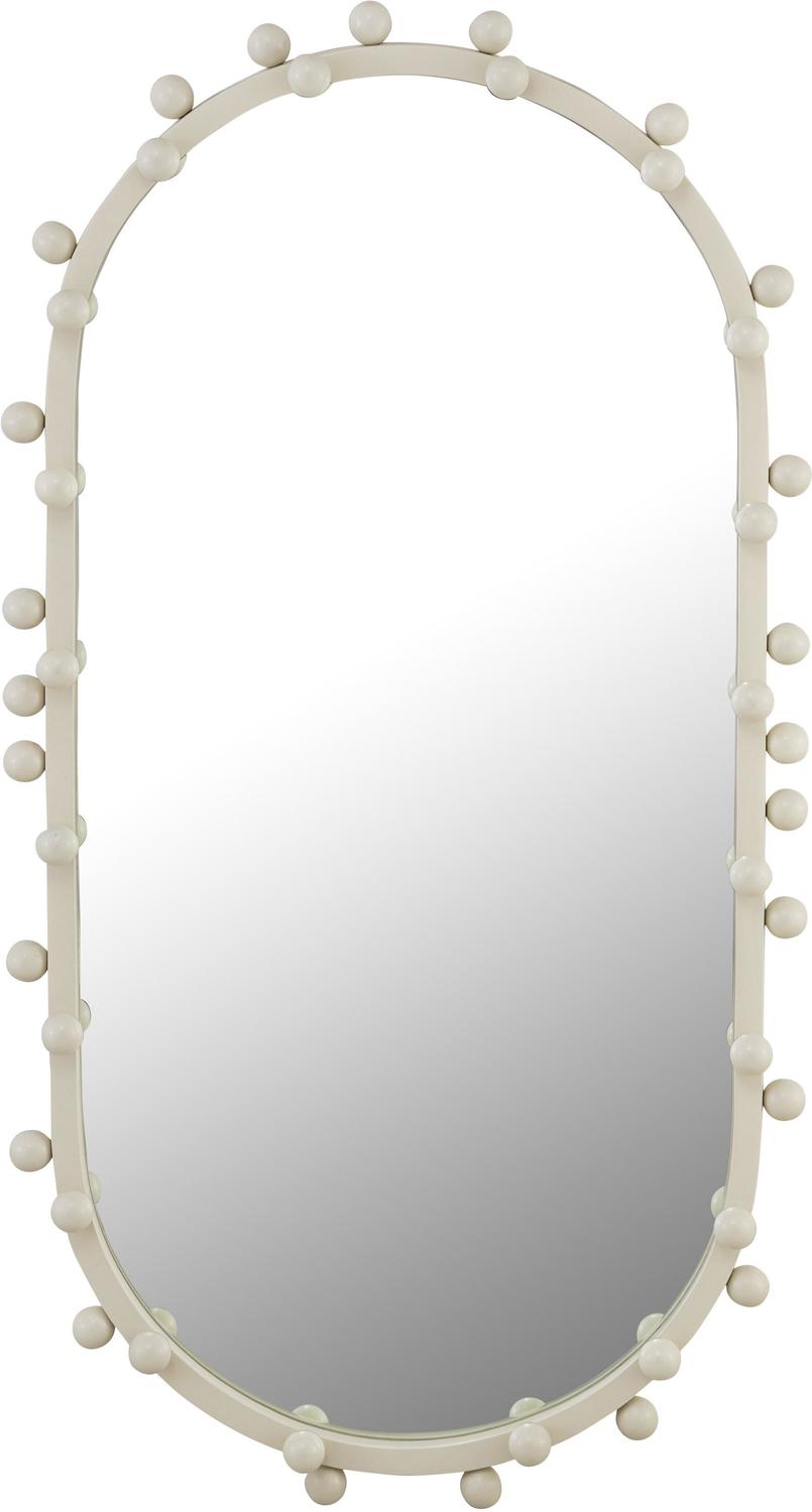 decorative mirror stand Tov Furniture Mirrors Ivory